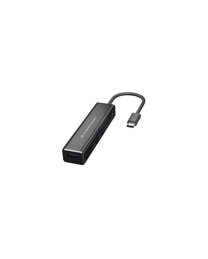 HUB USB 3IN1 CONCEPTRONIC DONN08B CON 3 LETTORI SCHEDE (SD,MICRO SD/TF)